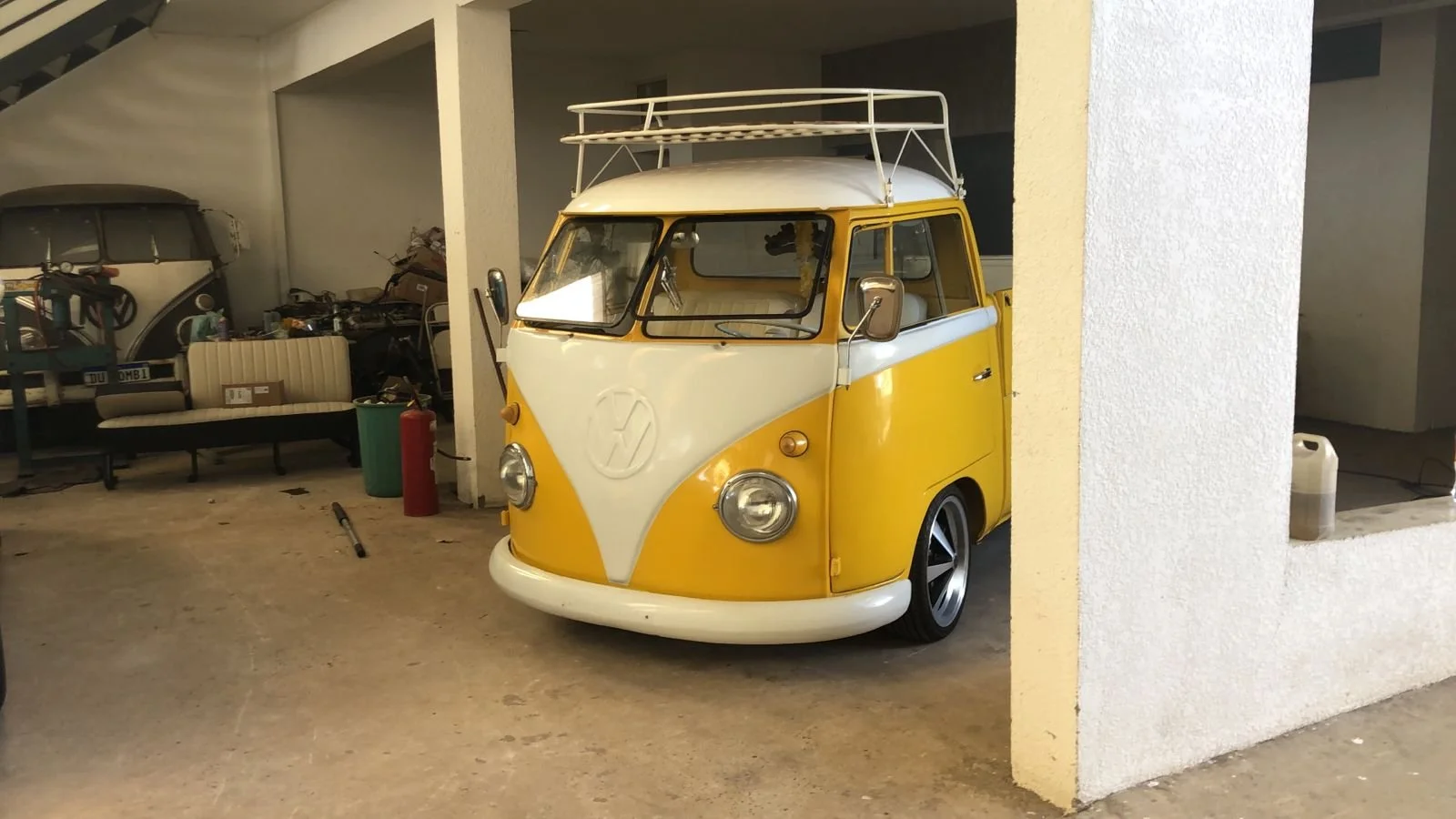 VW T1 splitwindow bus single cab 1975 — Brazilian Classic Cars